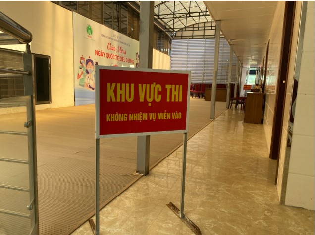 Hình ảnh khu vực thi tuyển